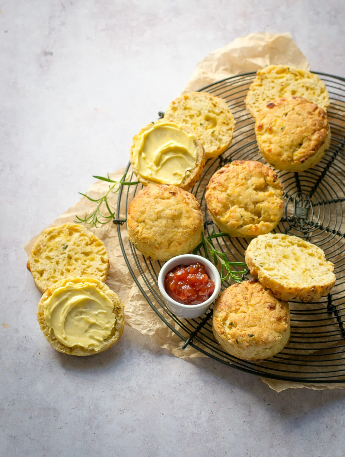 vegan cheese scones