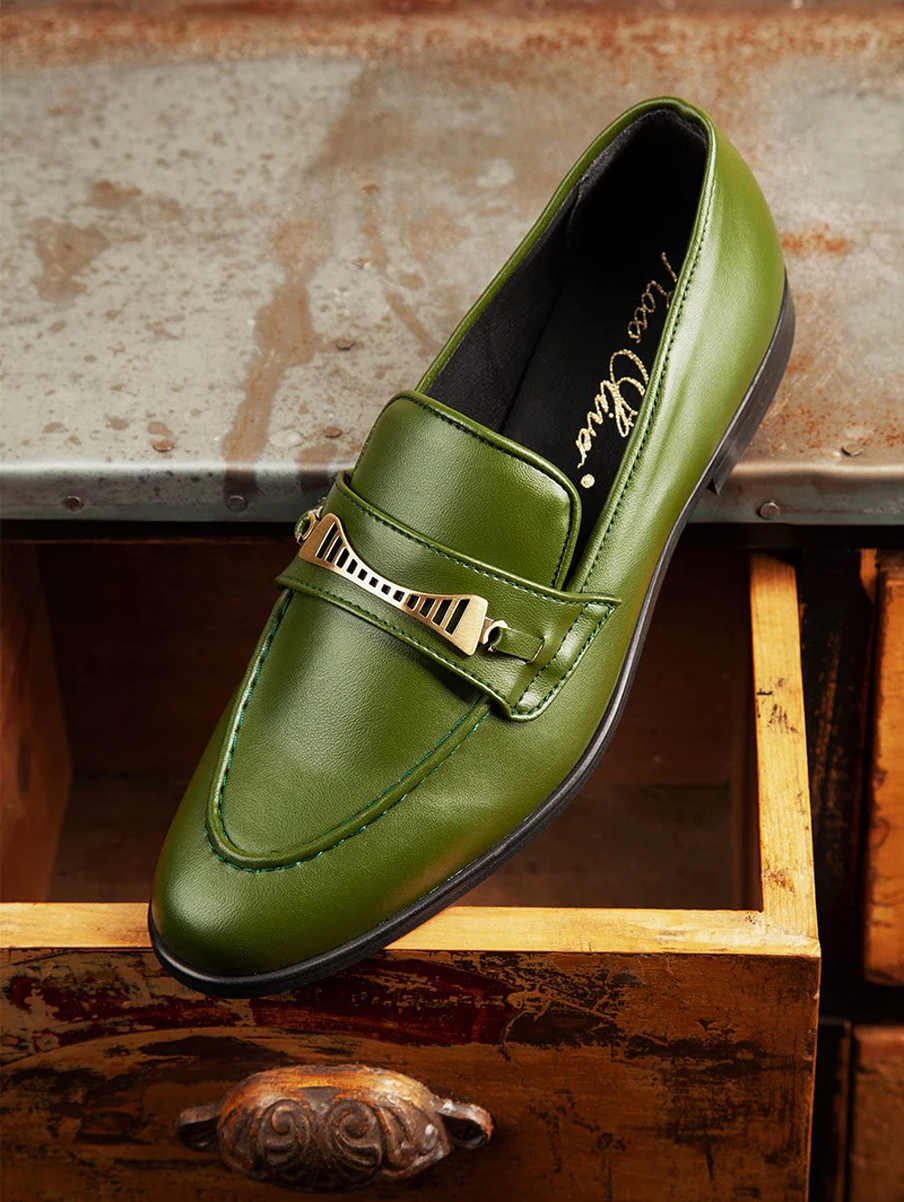 cactus leather loafers