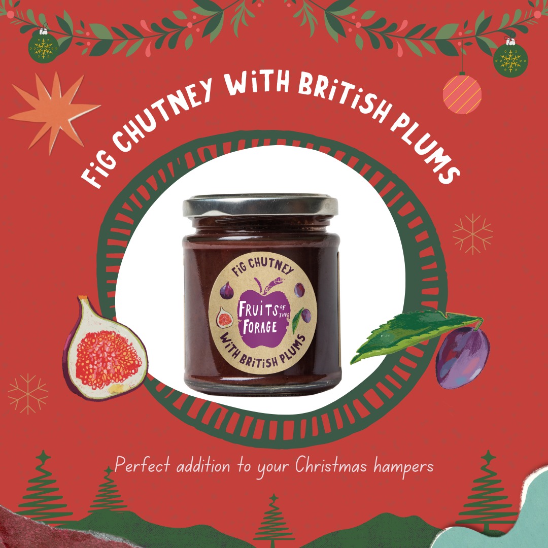 fig chutney with British plums
