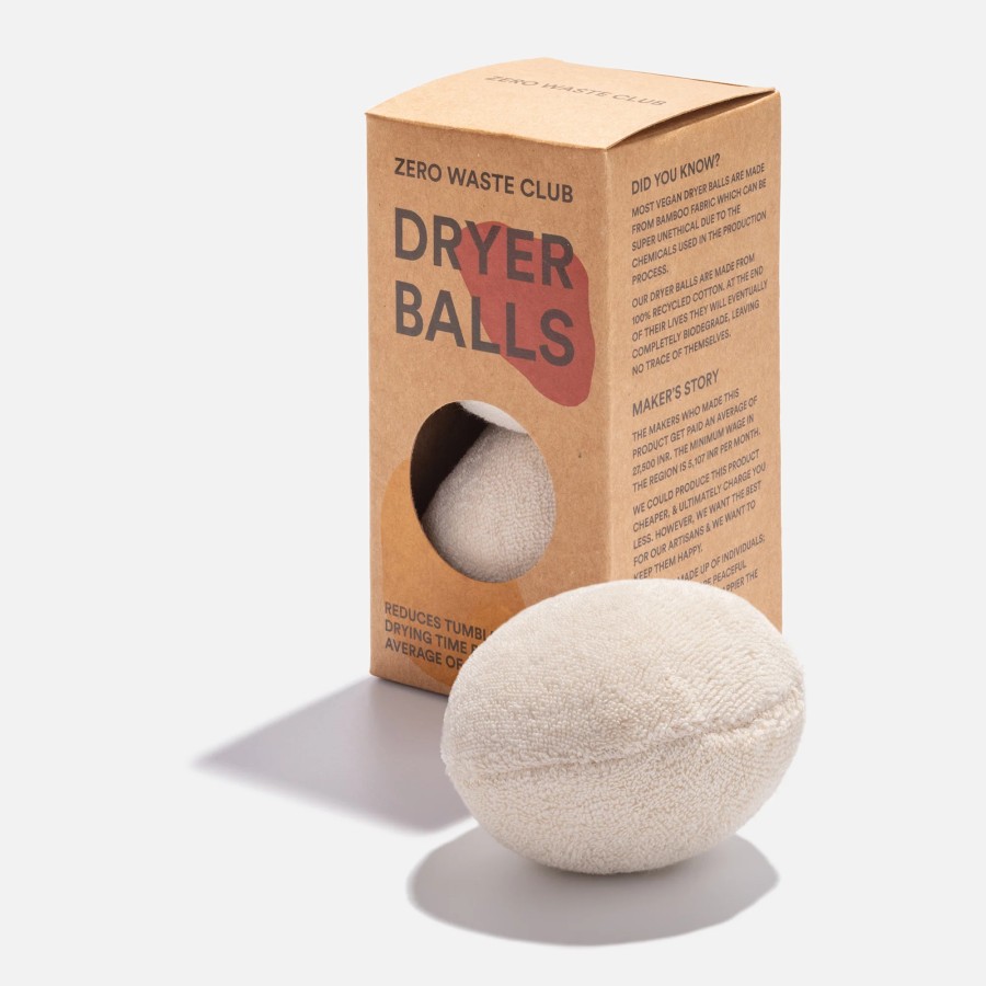dryer balls (made from cotton waste)