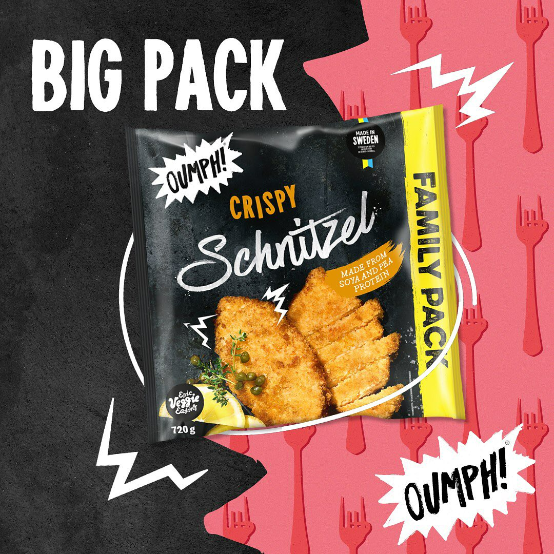 Oumph vegan schnitzels