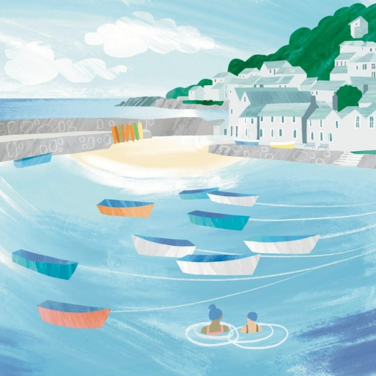 Mousehole harbour Cornwall Gill Wild