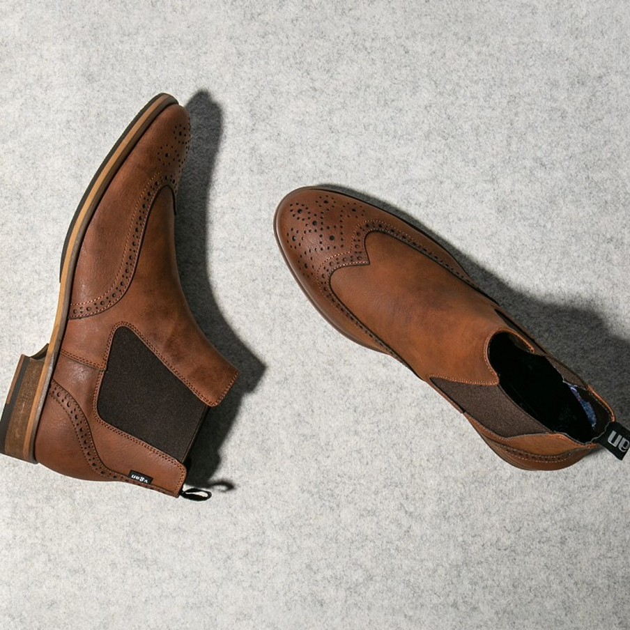 v.gan brown boots