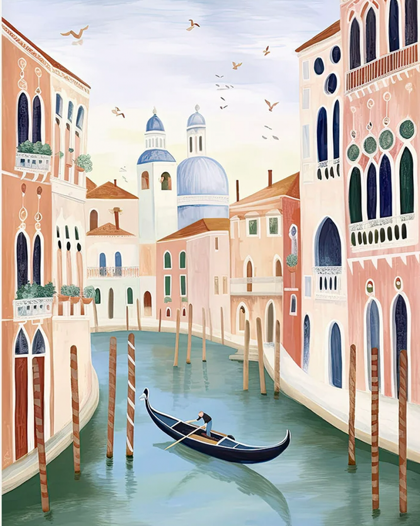 Venice Peaches Art Prints