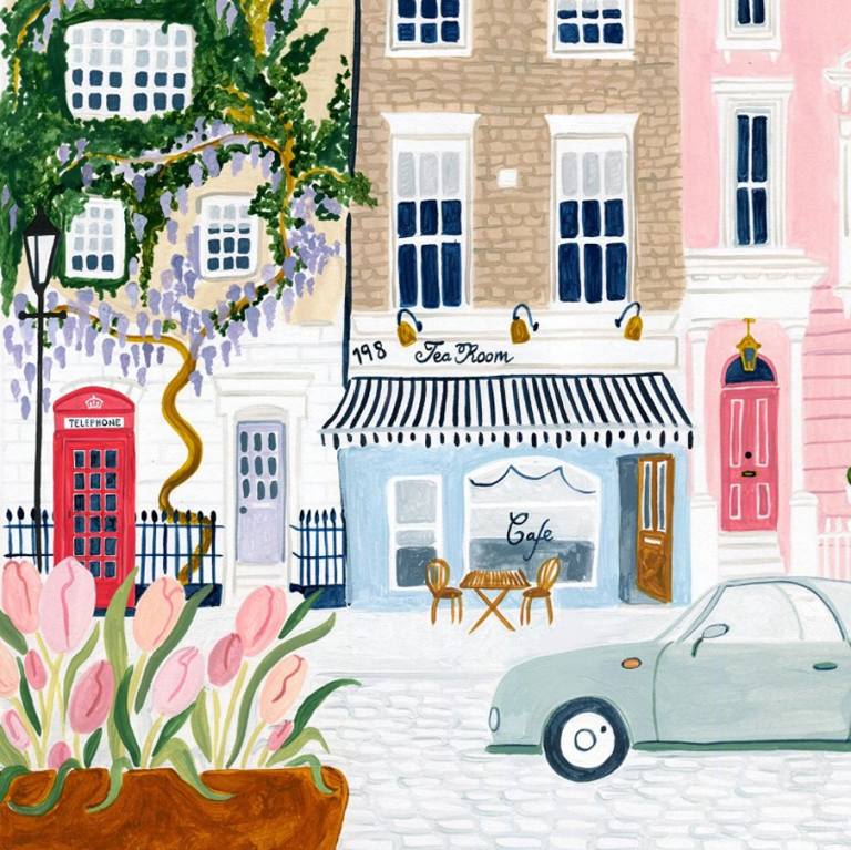 cafe Notting Hill Amber Davenport