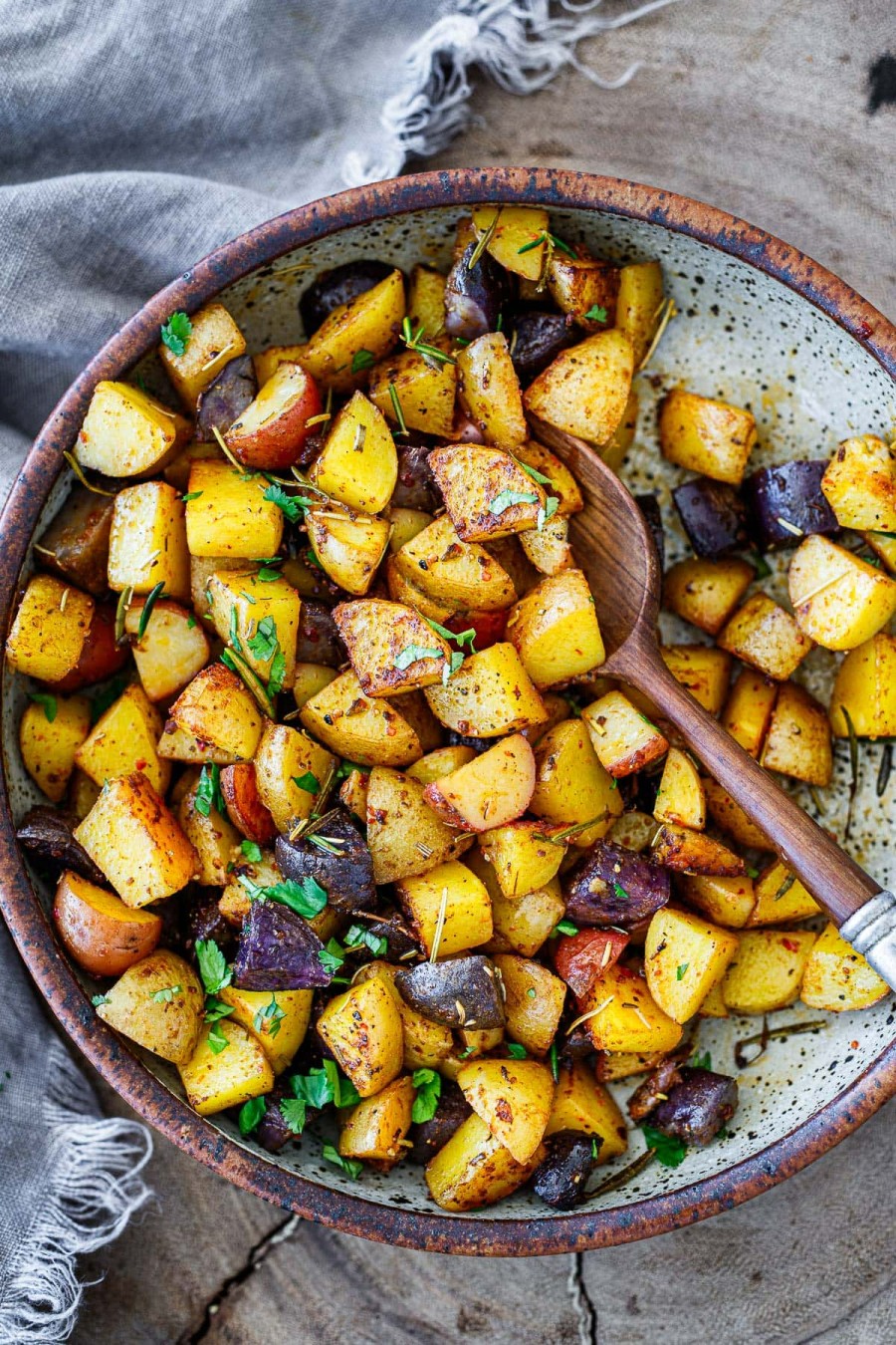 easy roasted breakfast potatoes