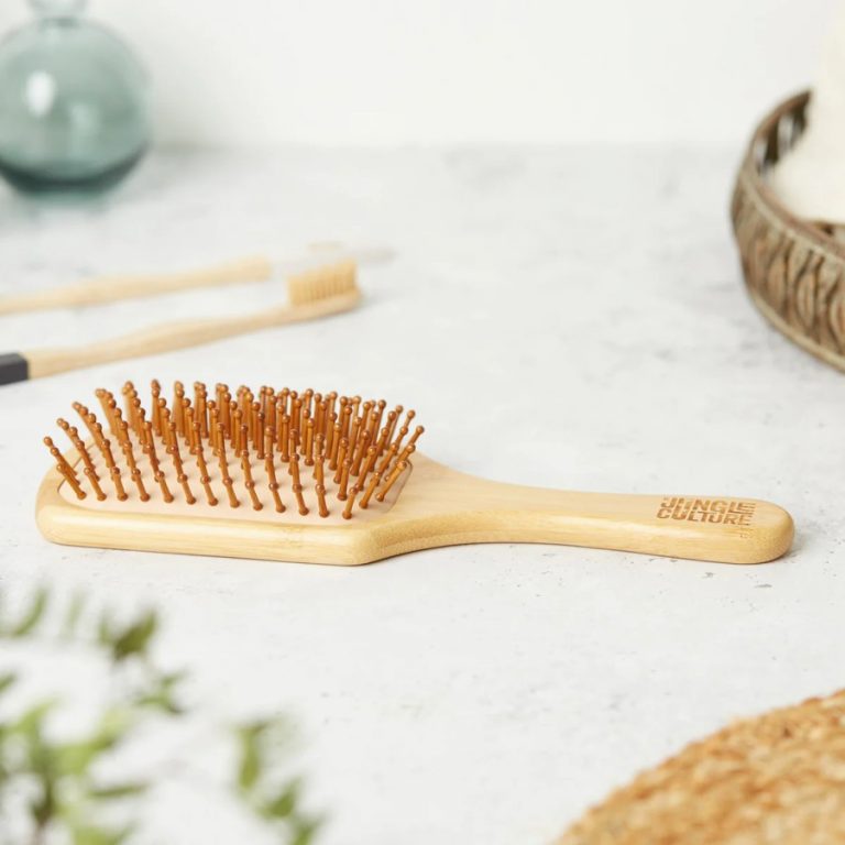 jungle culture bamboo hairbrush