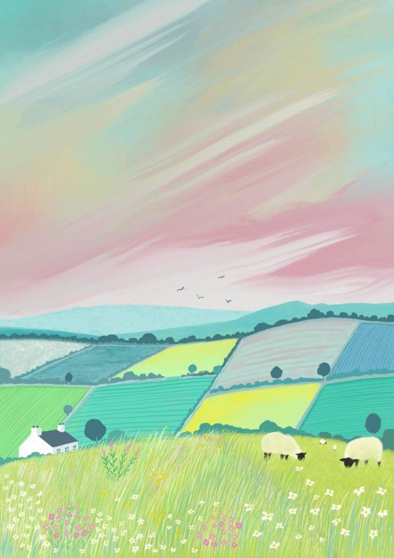 pastel pastures Caroline Smith