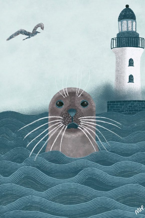 seal and lighthouse MHeath