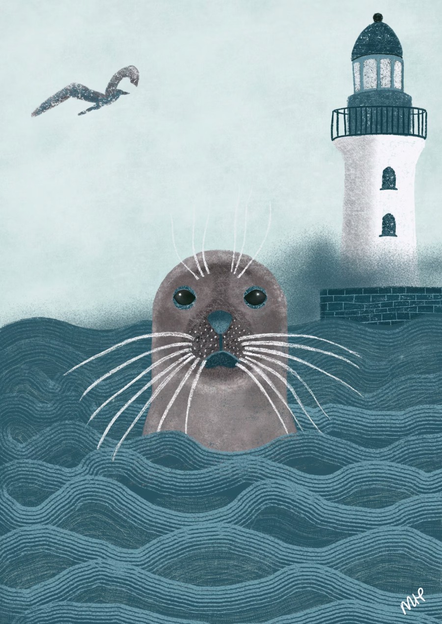 seal and lighthouse MHeath