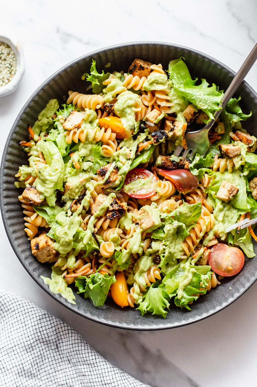 vegan BLT salad 