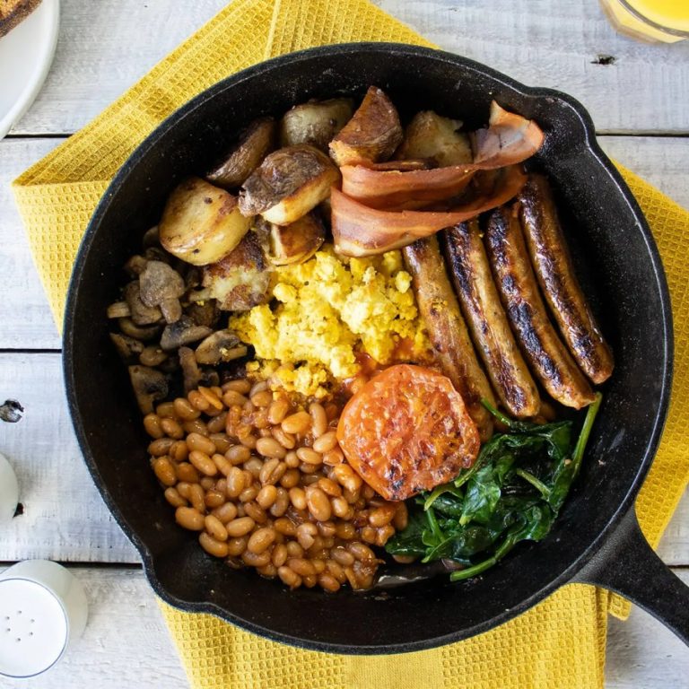vegan full English breakfast