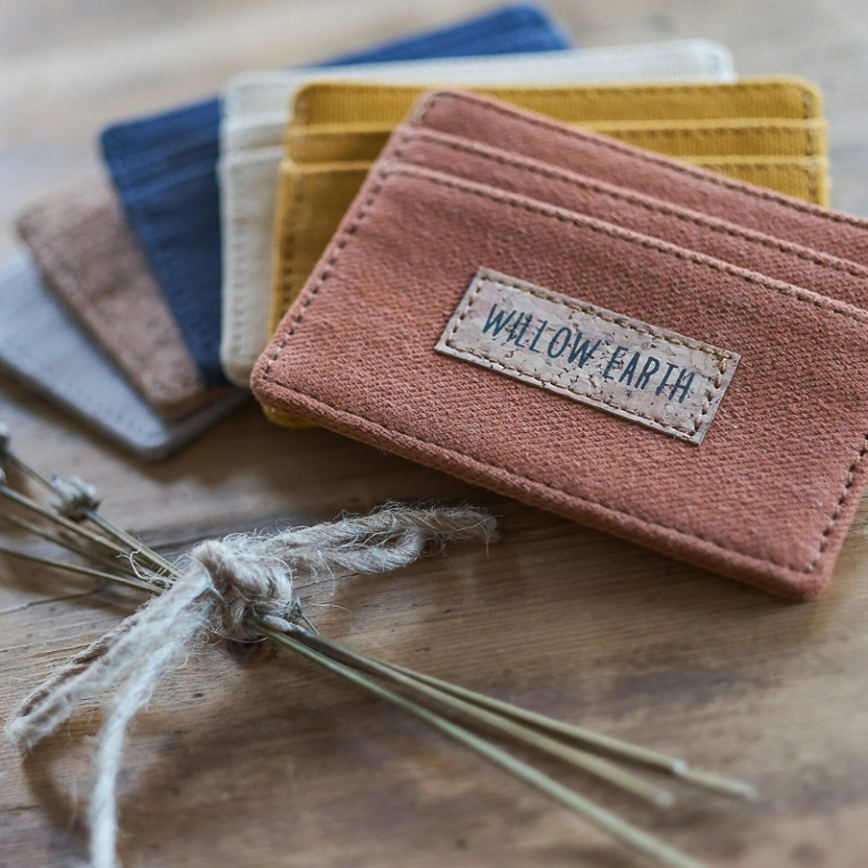 Willow Earth canvas wallets