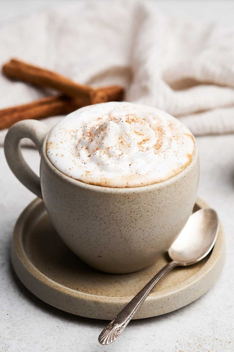 vegan spiced pumpkin latte
