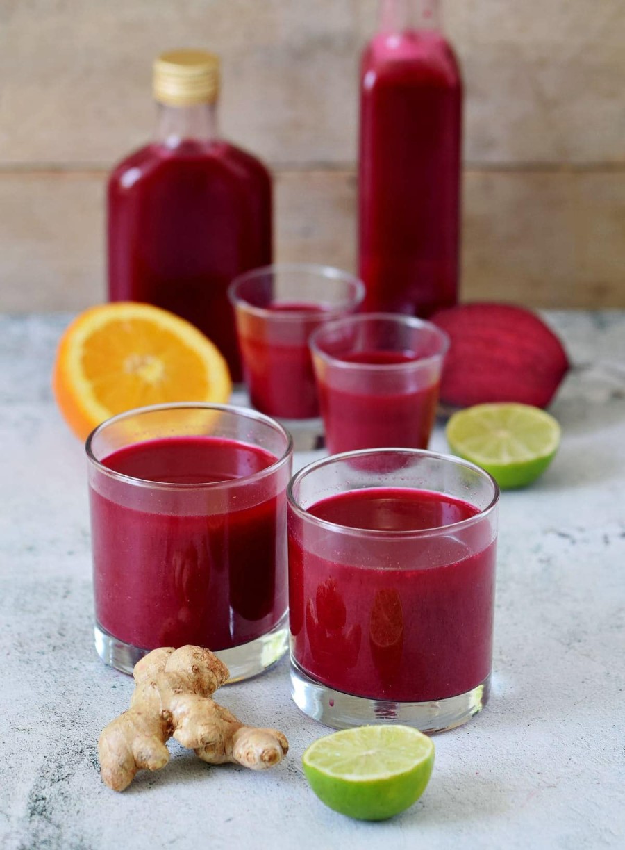 immune-boosting beetroot & ginger juice