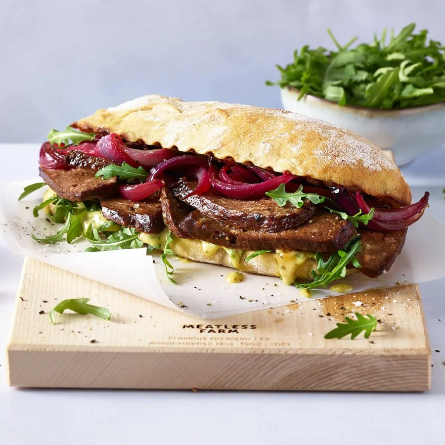 vegan steak sandwich