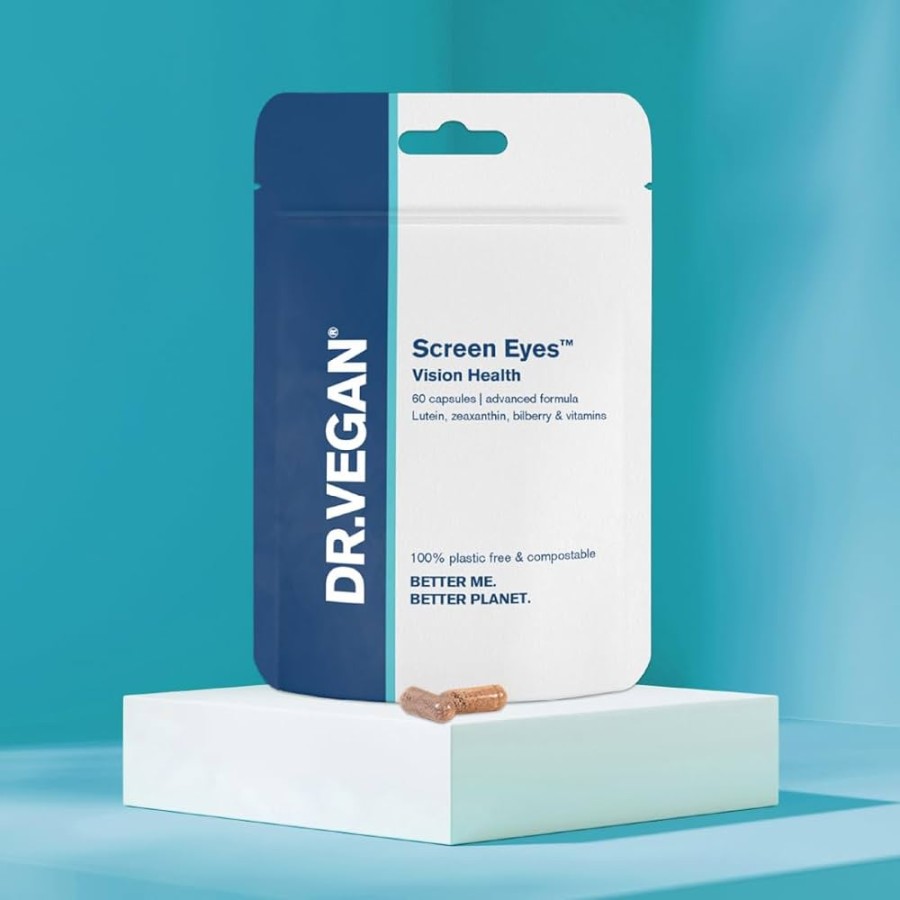 healthy eyes supplement in sustainable packaging
