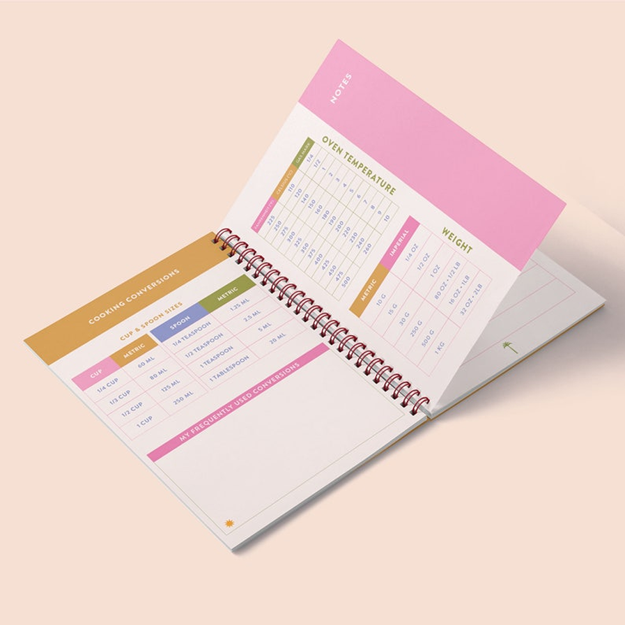 recycled paper recipe organiser