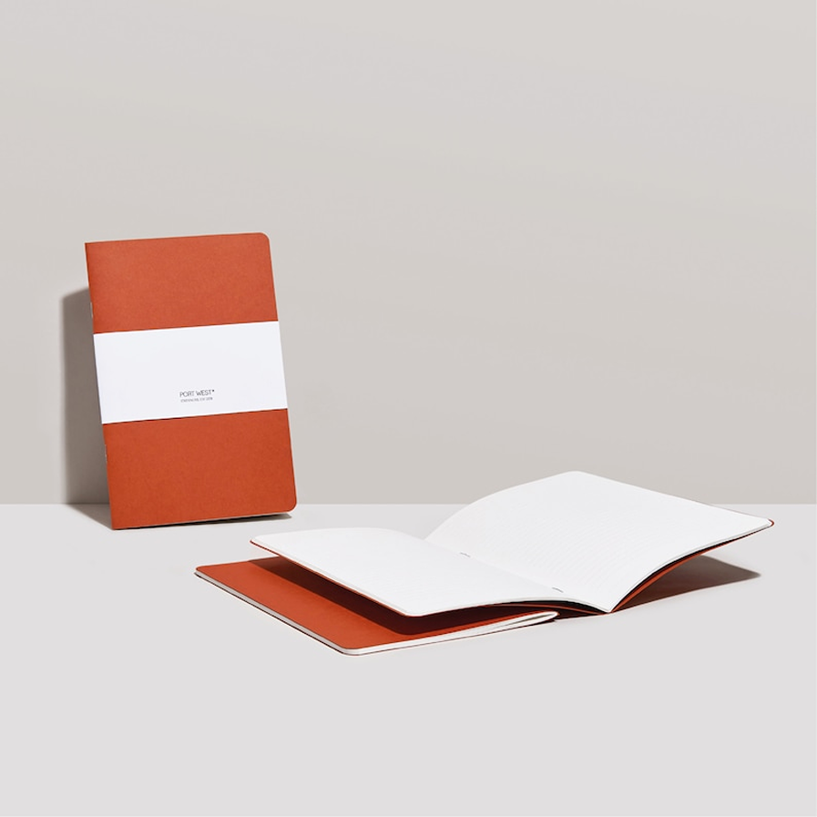 PortWest rust recycled notebook