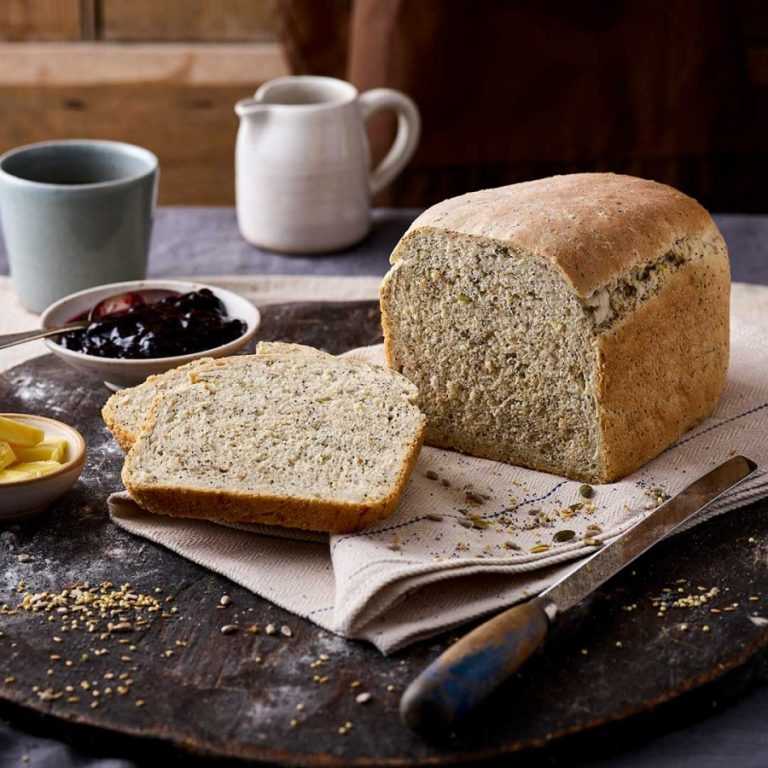 seeded bread machine loaf