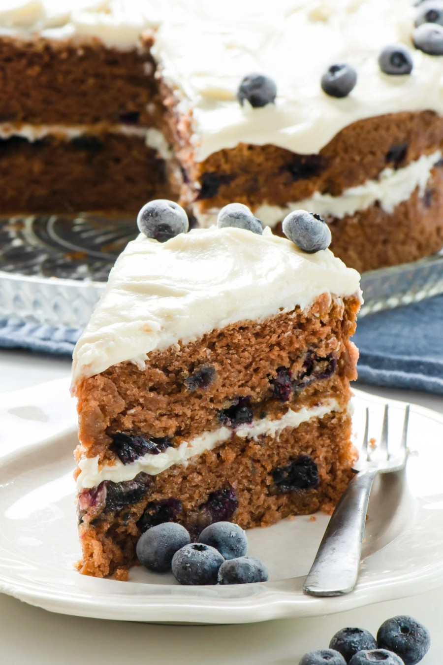 vegan blueberry cake