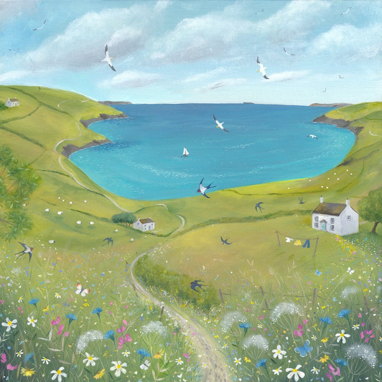 along the coast path Julia Crossland