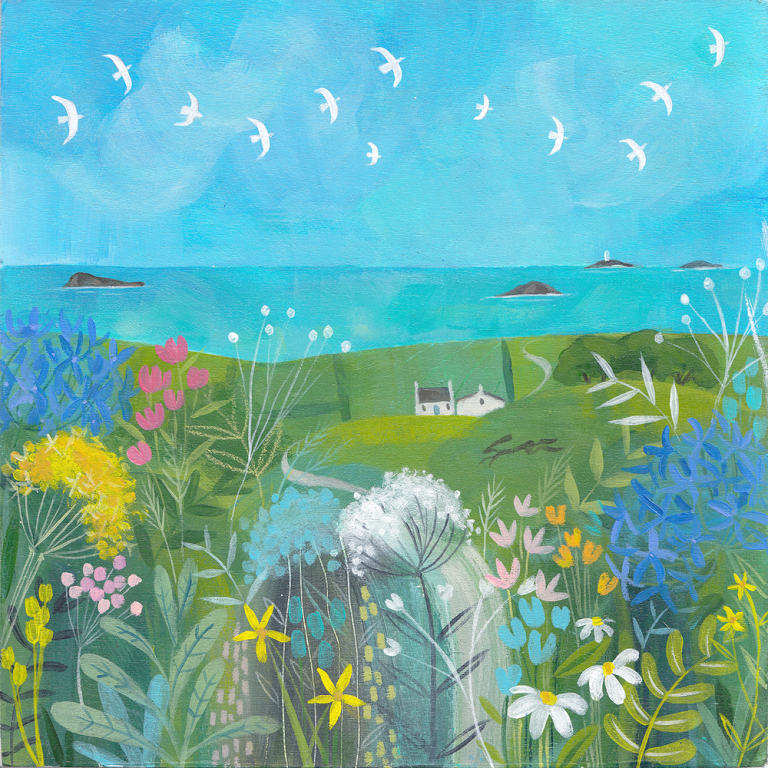 gulls over the Skerries Julia Crossland