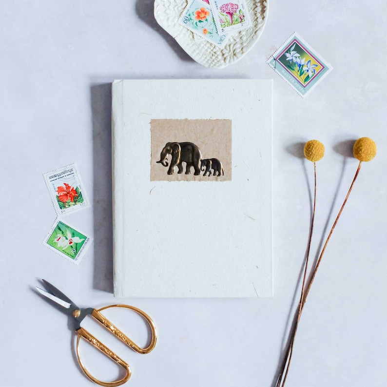 elephant dung notebook