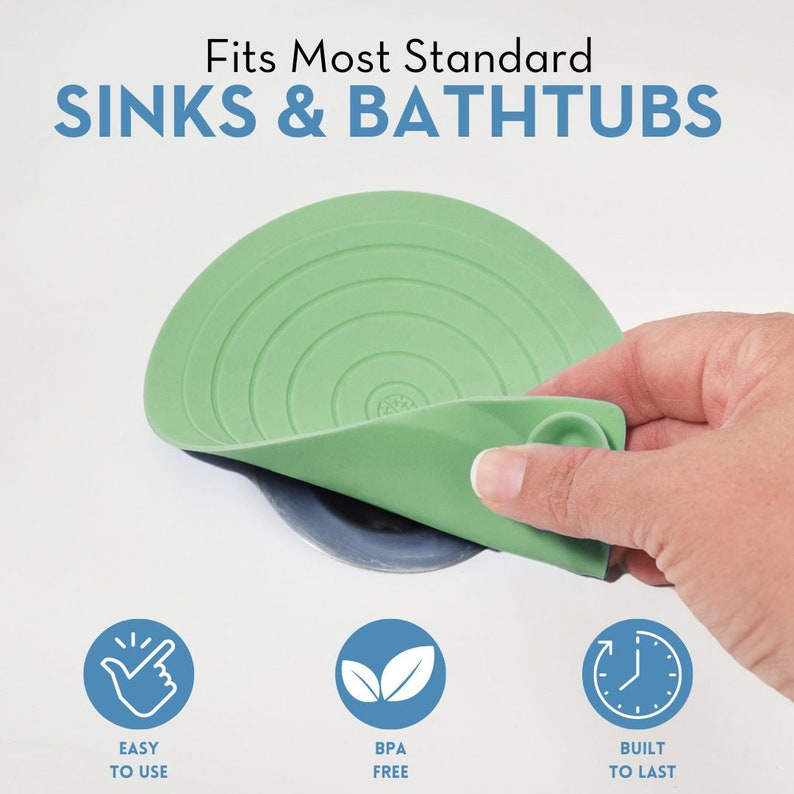 silicone sink and bath stopper
