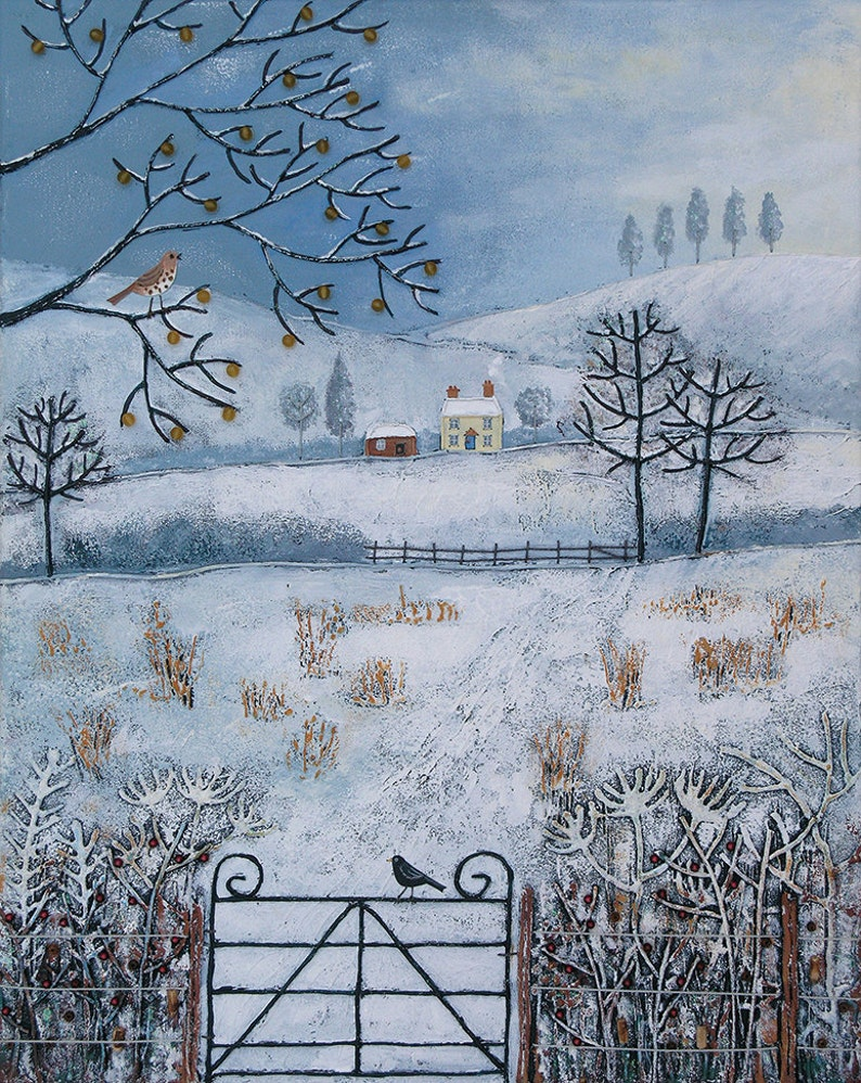 winter fields Jo Grundy