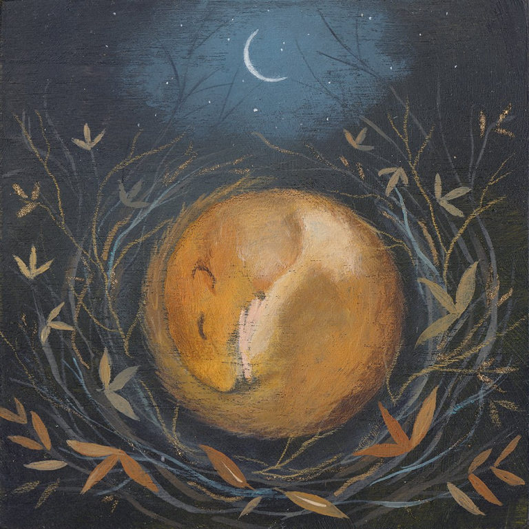 sleepy dormouse Julia Crossland