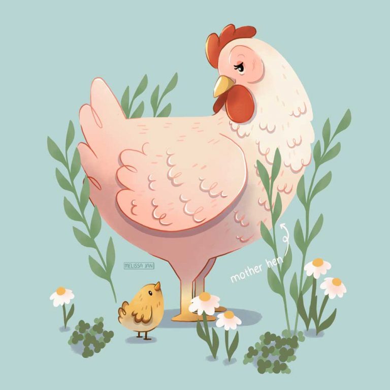 hen and chick Melissa Jan