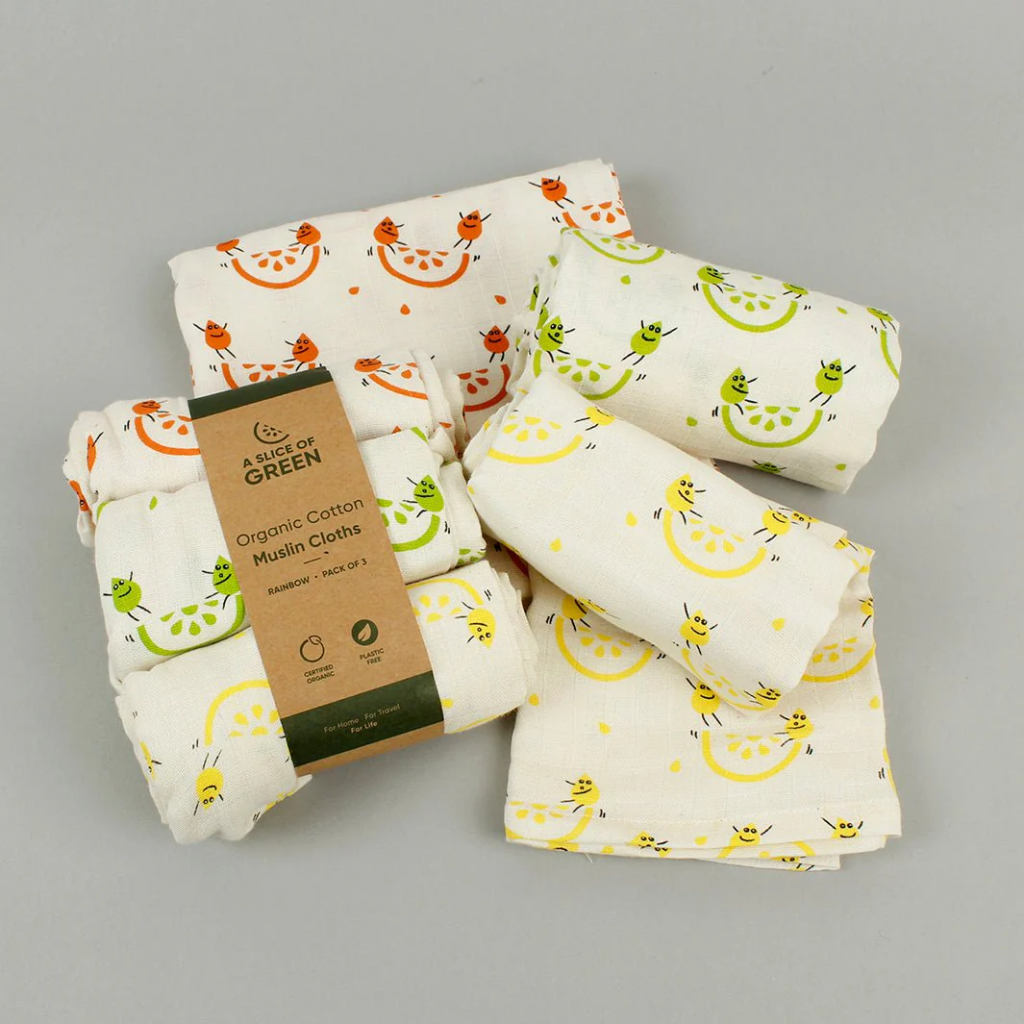 organic cotton muslin cloths