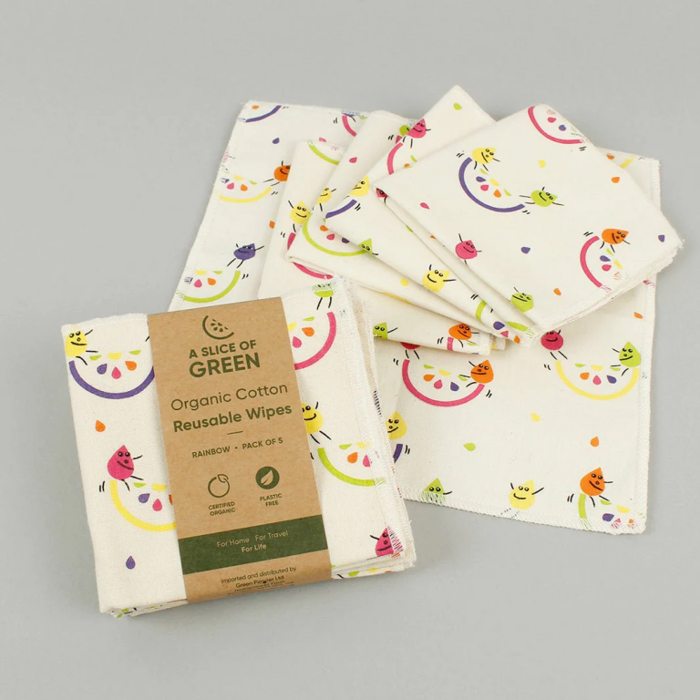 organic cotton reusable wipes