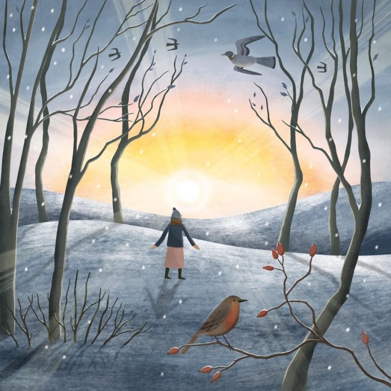 snowy walk Holly Astle