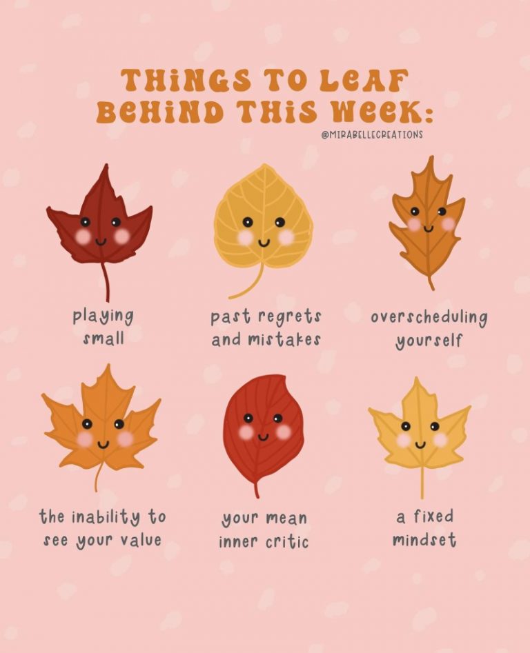 things to leaf behind