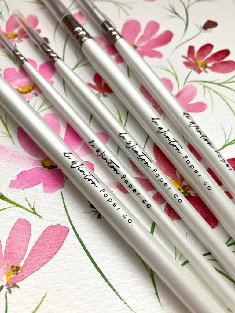 vegan watercolour brushes