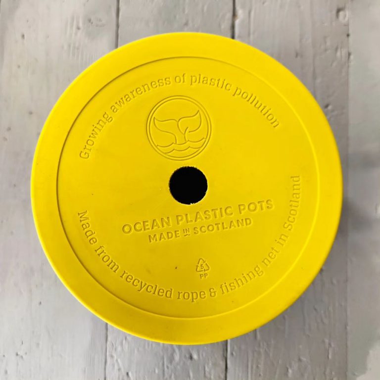 ocean plastic pot