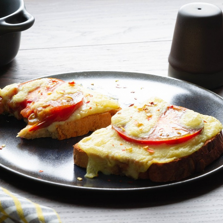 vegan cheese on toast