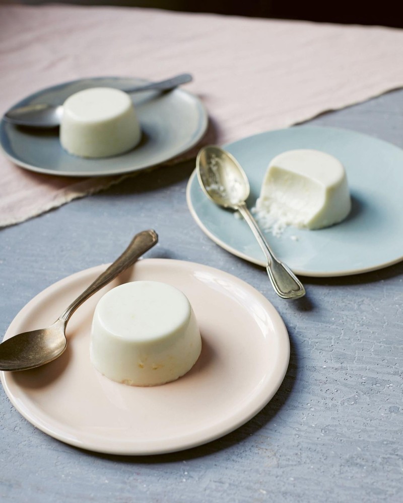 vegan limoncello pannacotta