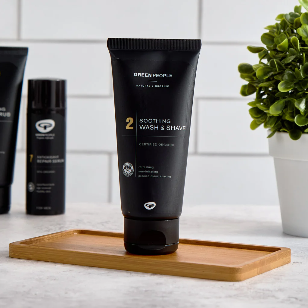 soothing wash and shave