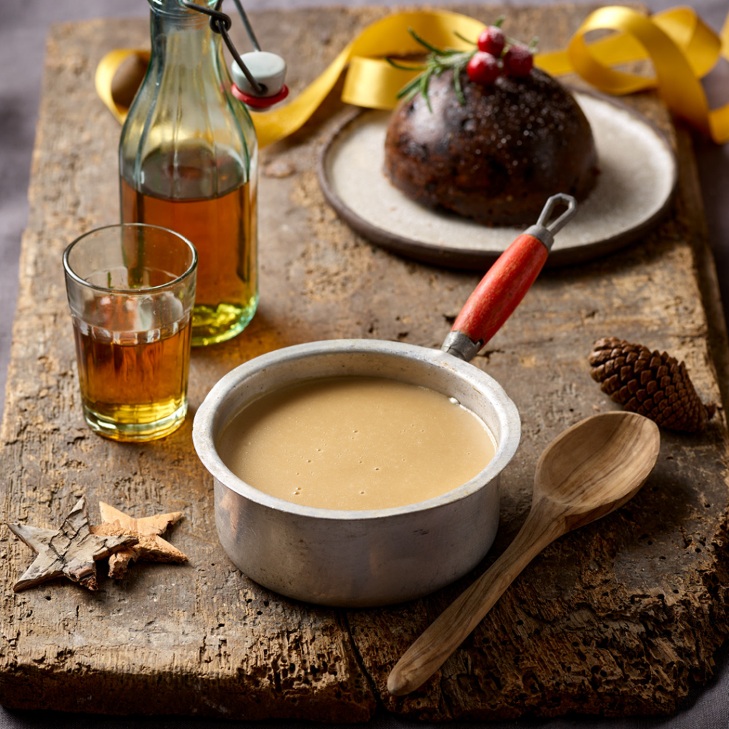 vegan brandy custard