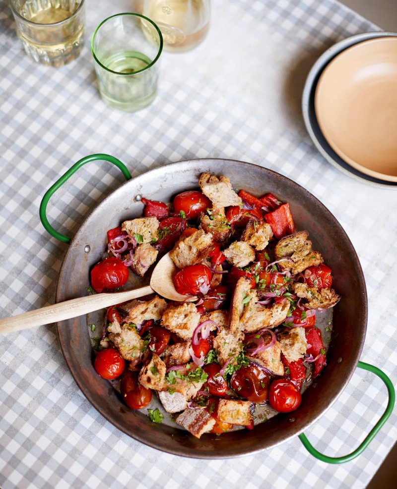 vegan panzanella