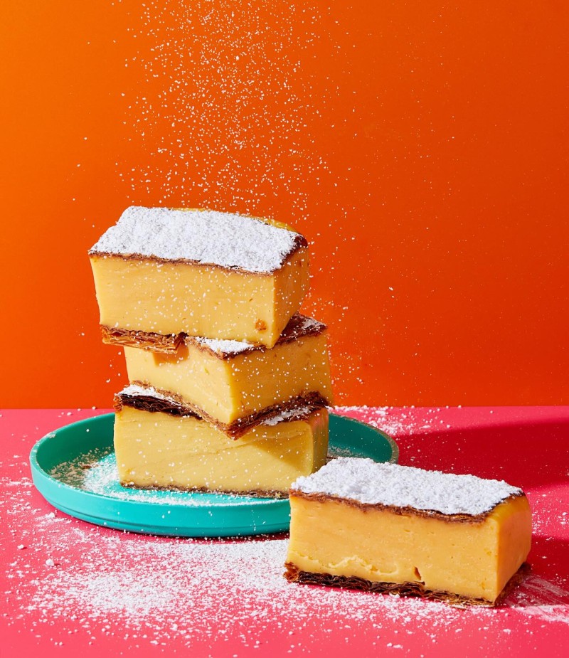 vegan vanilla slices