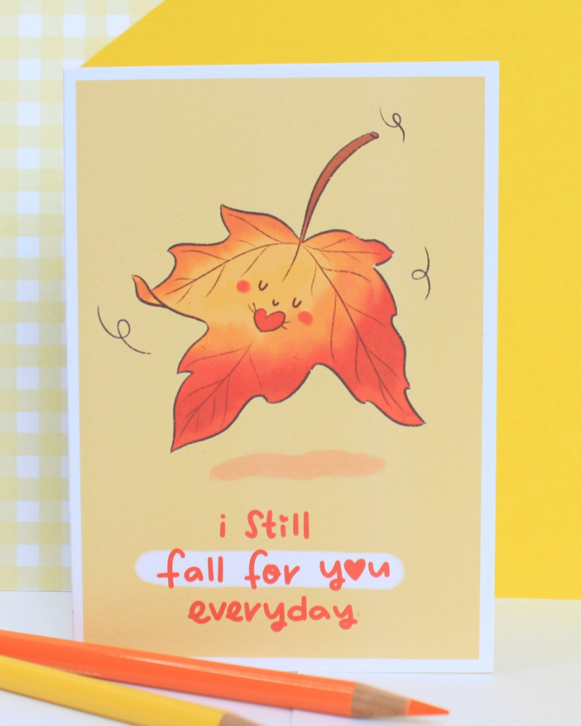 fall for you card