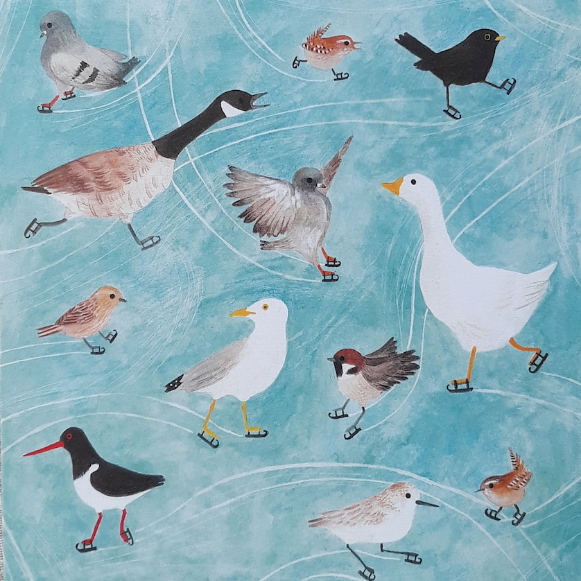 ice-skating Cecile Berrube