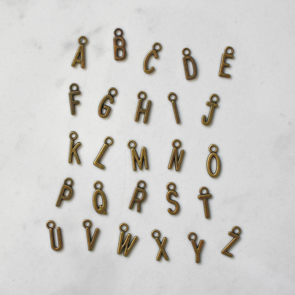 letter charm