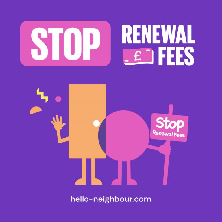 stop renewal fees letting