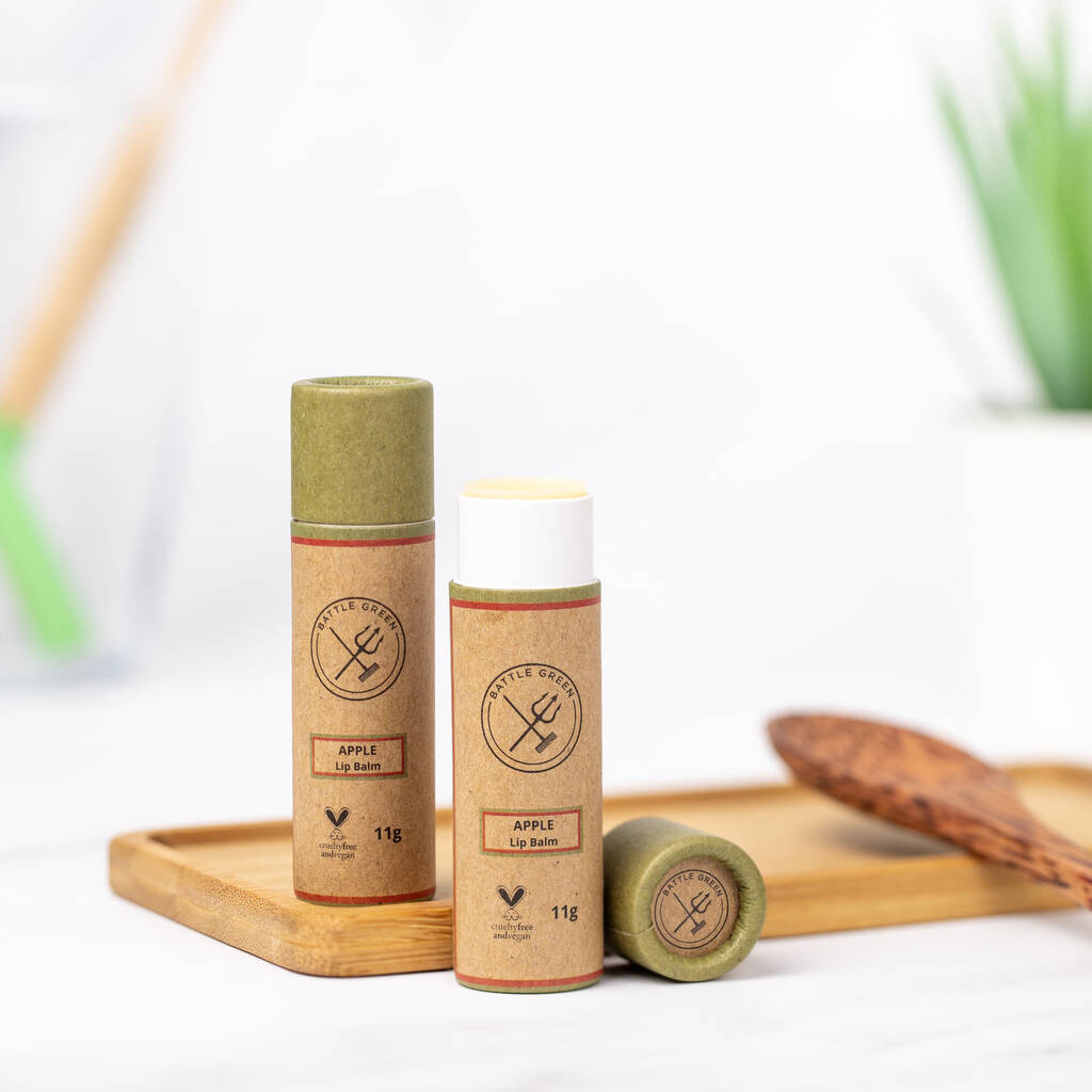 Battle Green lip balm