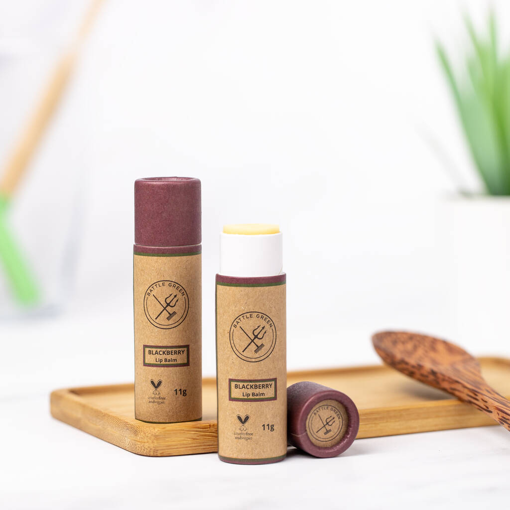 Battle Green lip balm